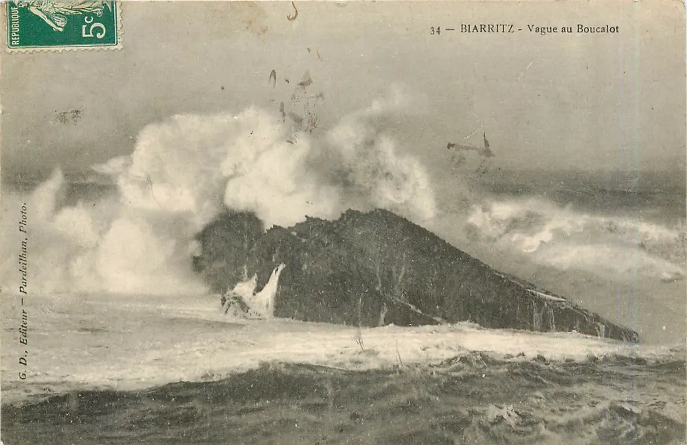 Biarritz - Onda no Boucalot — G. D., Editor - Pardelhan, Foto. — n°34 - Frente