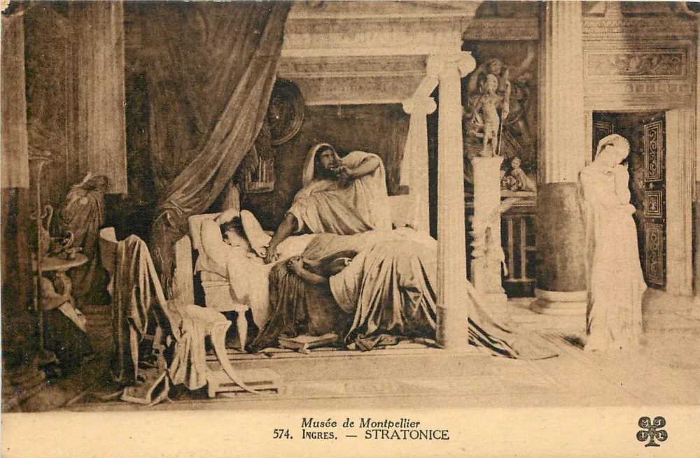Museu de Montpellier — Ingres — Stratonice - Frente