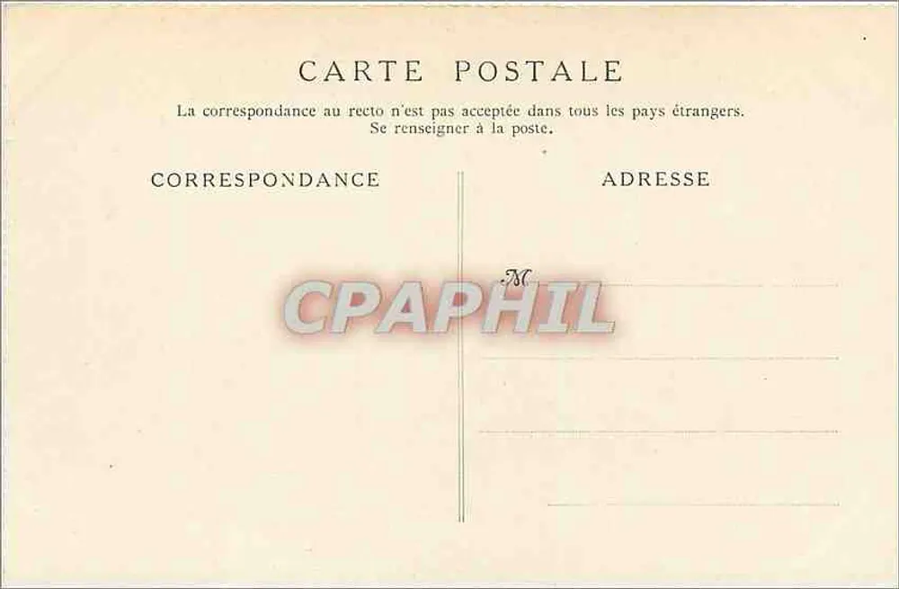 Lago d'Annecy — vista do lago com barco — Cl. Burdet - Verso