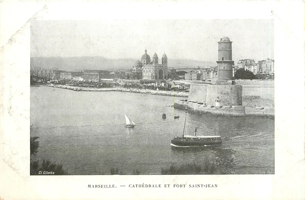 Marseille — Kathedrale und Festung Saint-Jean — Cl. Giletta - Vorderseite