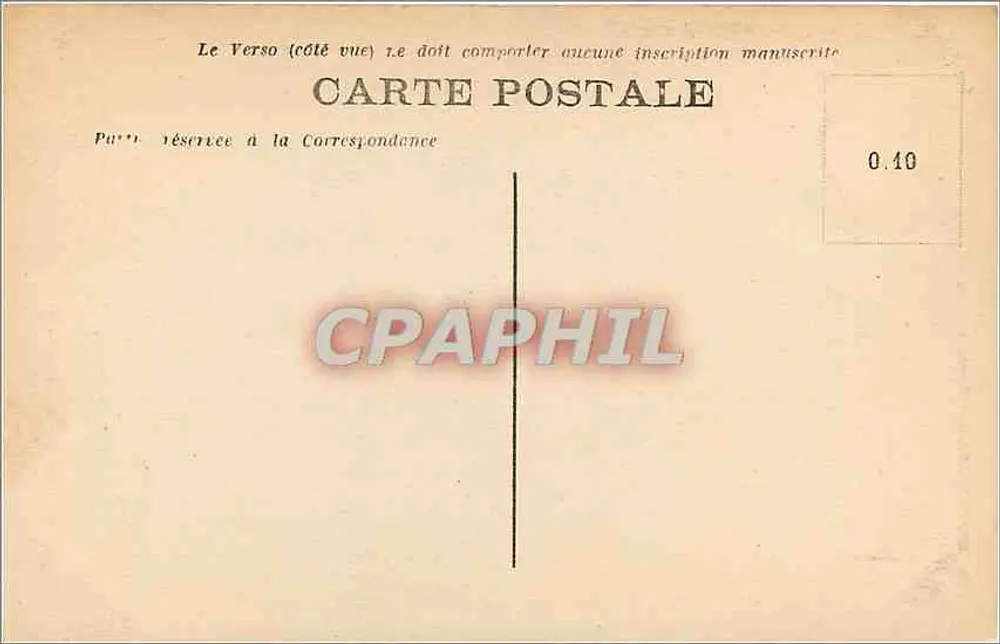 Montauban - Musée Ingres — Portrait von Marie-Capelle, erste Ehefrau von Ingres — Achille Bouis, phot., F. Jaubert Sr, Montauban - Rückseite