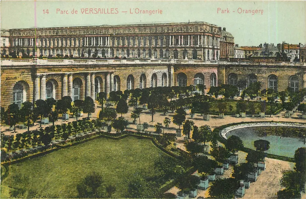 Parque de VERSAILLES — A Orangerie — n°14 - Frente