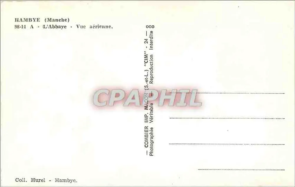 हैम्बाई (मैंच) — एब्बेई — हवा से देखा गया — CIM - पीछे