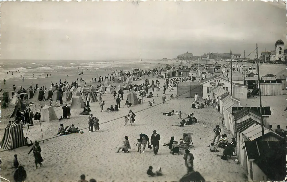Berck - A Praia — Edição Poll & Lille, n° XL - Frente