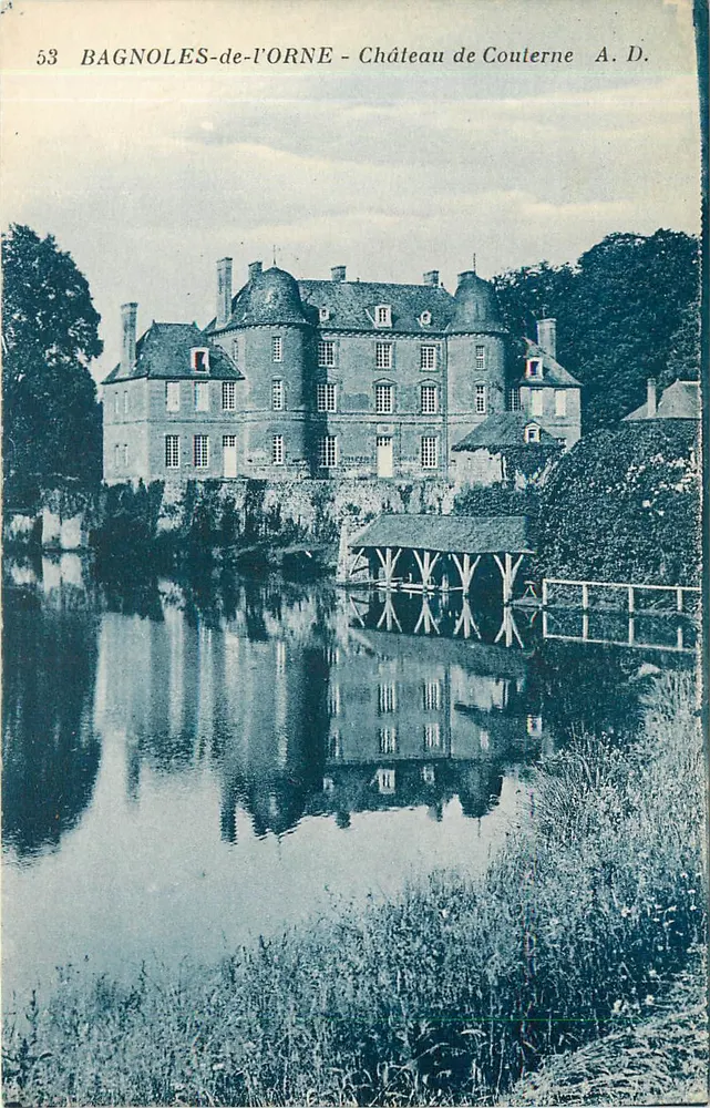Bagnolles-de-l'Orne — Castelo de Couterne — A.D. n°53 - Frente