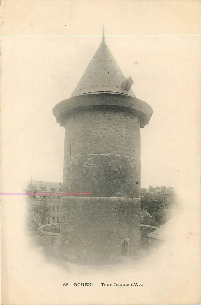 Rouen — Torre de Joana d'Arc — Editora: , n° 55 - Frente