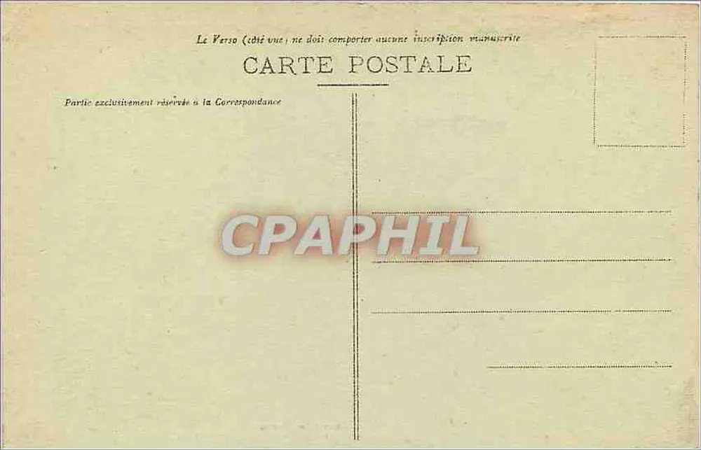 Monte-São-Miécles - Lado Sul — vista do monte com abadia e carros da época — editor Lefebvre & Rennes, n° 168 - Verso