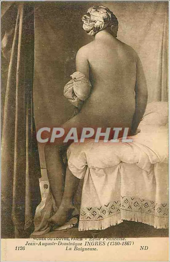 The Bather — Sculpture by Jean-Auguste-Dominique Ingres — Musée du Louvre, Paris - Front