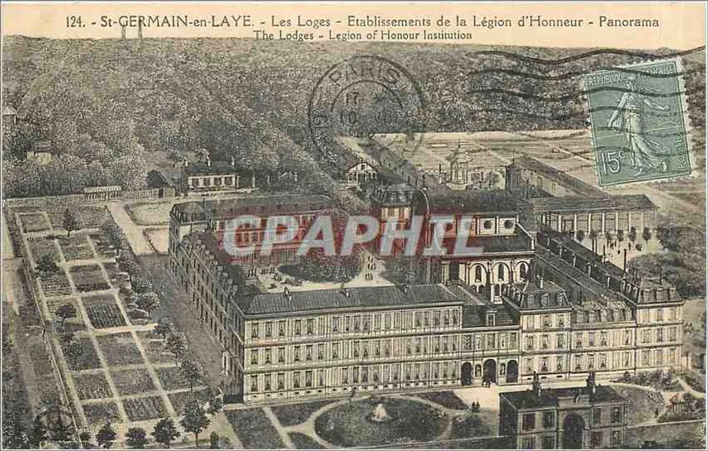 St-GERMAIN-en-LAYE - Les Loges - Einrichtungen der Ehrenlegion - Panorama - Vorderseite