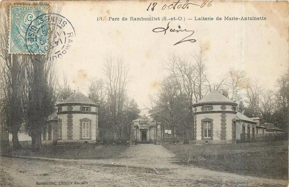 Parc de Rambouillet (S.-et-O.) — Laiterie de Marie-Antoinette — Éditeur : Rambouillet, L'Librairie Nouvelle - Recto