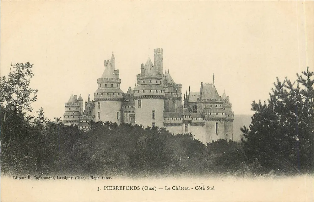 PierreFonds (Oise) — O Castelo — Lado Sul — Editor H. Capaumont, Lassigny (Oise) - Repr. inter. - Frente