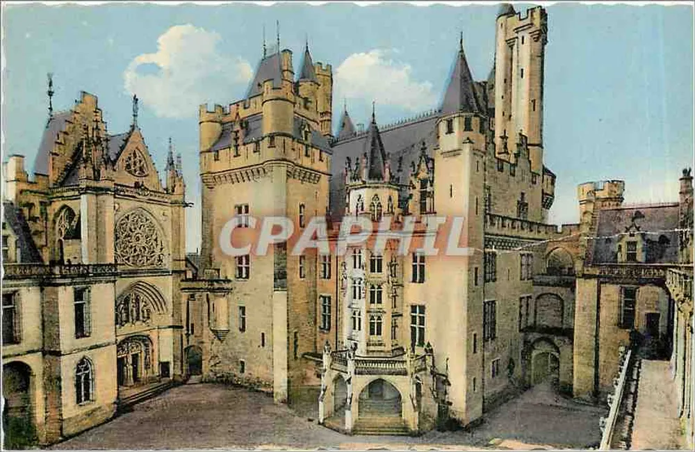 Le Château - L'Escalier d'Honneur - PierrefonDS - Recto
