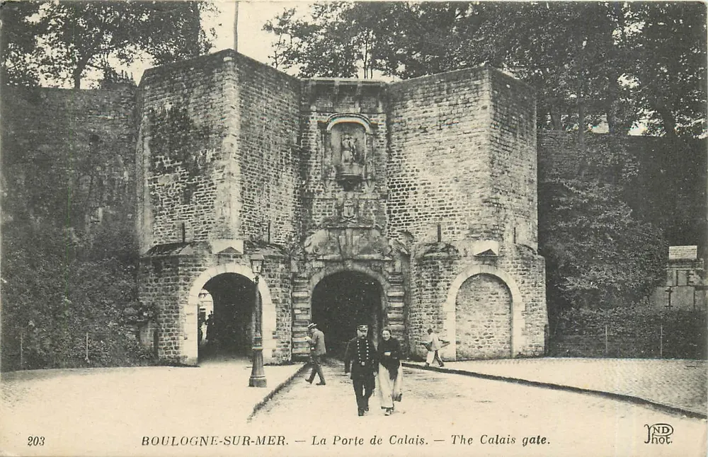 Boulogne-sur-Mer — La Porte de Calais — JND Hot, n° 203 - Recto