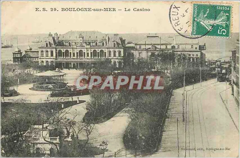 Boulogne-sur-Mer — Le Casino — Sierrenard édit, Boulogne-sur-Mer - Recto