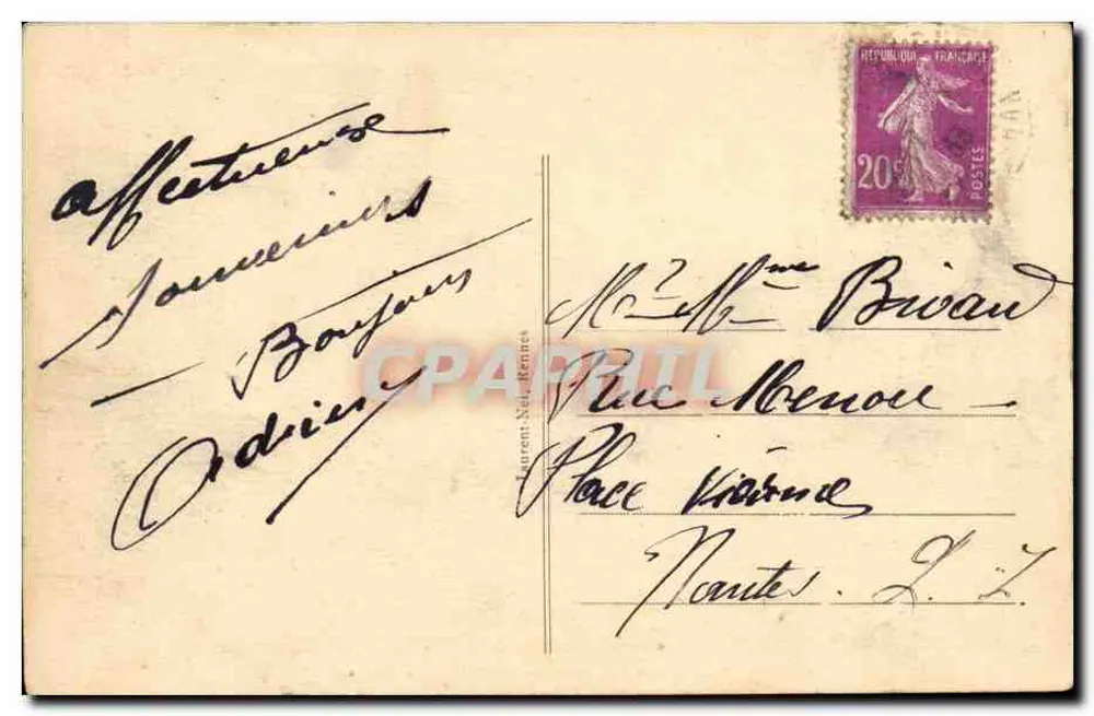 Eine Hochzeit in der Nähe von VANNES — Die Küchen — Laurent-Saint-Rémy, n° 4930 - Rückseite