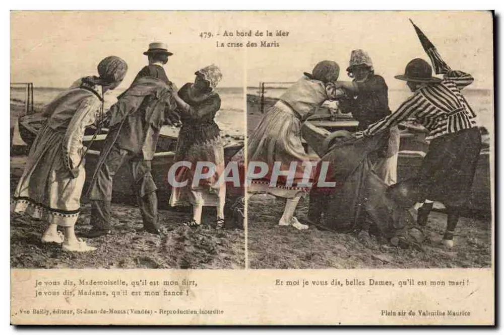 Die Fischerkröte — Am Ufer des Meeres — Vve Baily, Verleger, St-Jean-de-Monts (Vendée) — Nr. 479 - Vorderseite