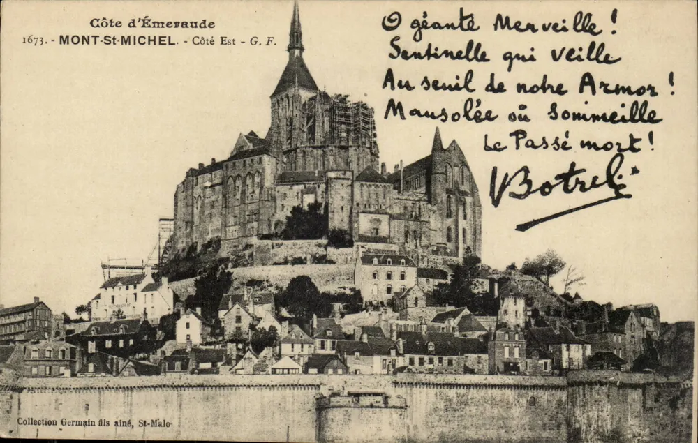 Monte-São-Miguel — vista da costa leste — G.F. — Coleção Germain Filho, St-Malo - Frente
