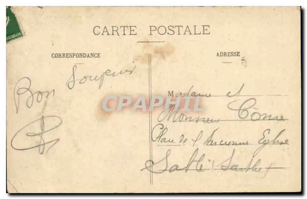 Monte-Santo-Michel — Costa da Esmeralda — Coleção Germain - T. Guérin, suc., Saint-Malo - Verso