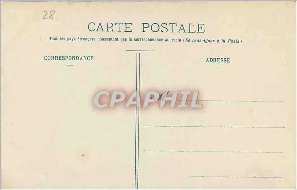Chartres - Porta Guillaume, século XIV — Ch. Foucault, editora, Dreux, n°17 - Verso