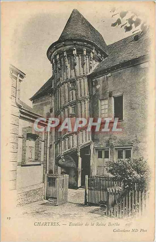 Chartres — Escalier de la Reine Berthe — Collections ND Phot - Recto