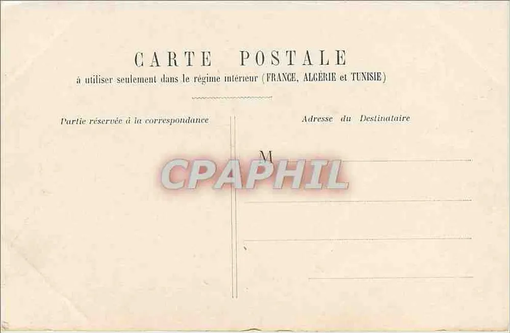 Boulevard de la Madeleine — Paris — editor 'ALLENNE' n°10 - Verso