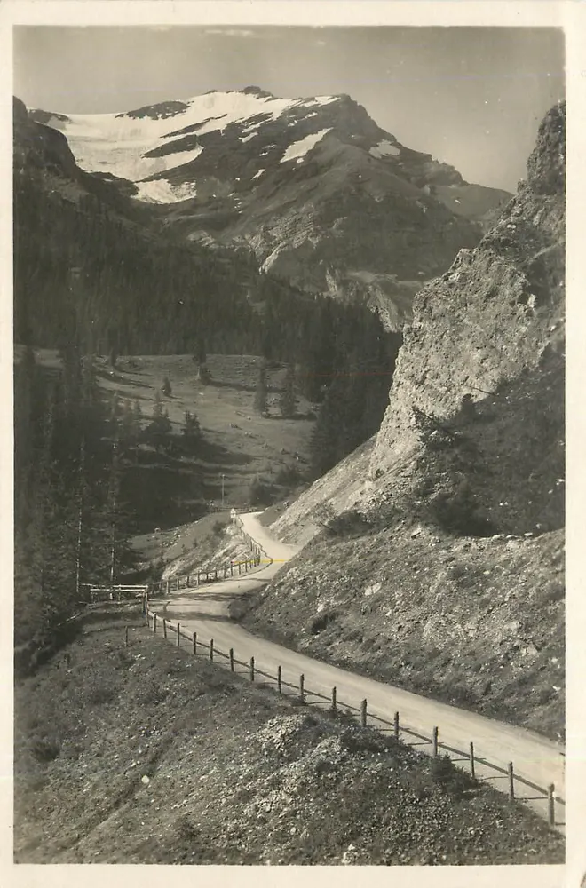 Rodovia do Pillion — Passo do Pillion 1550 m — Editor Ch. Hilschard - Frente