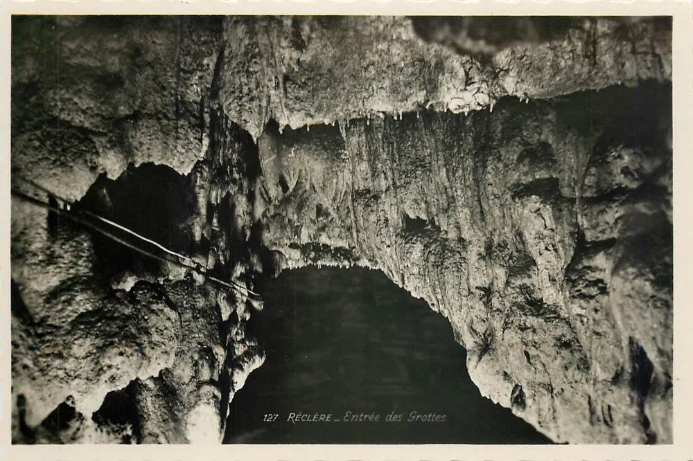Réclère — Entrada das Grutas — Phototypie Lansaume n°127 - Frente