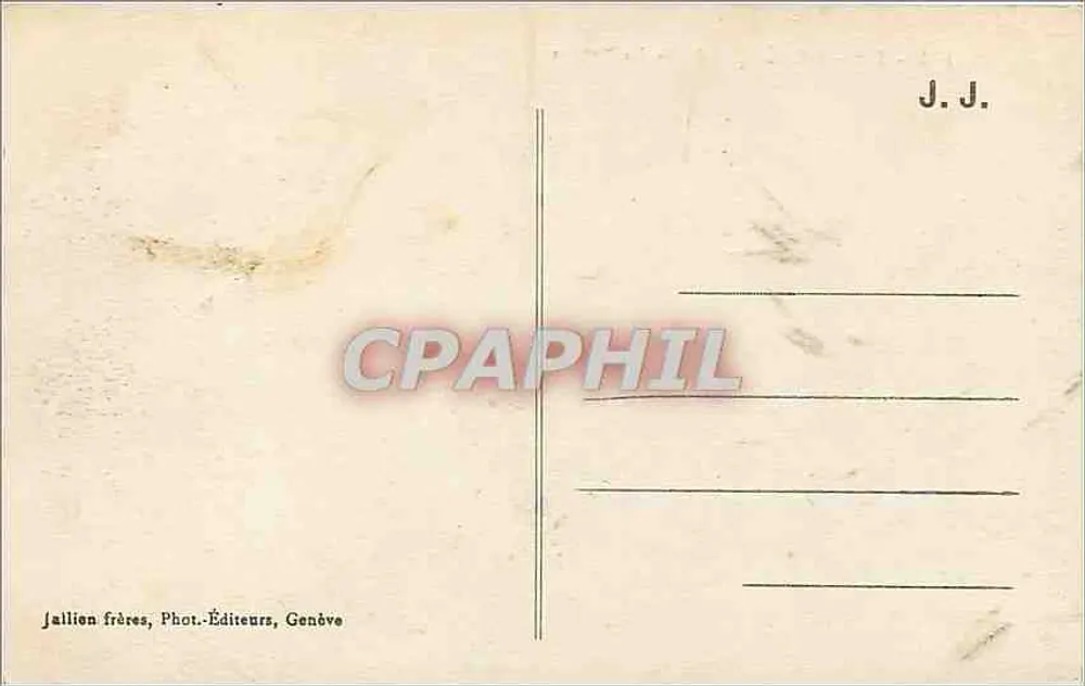 Genebra - Palácio das Nações — J.J. - 515 - Verso