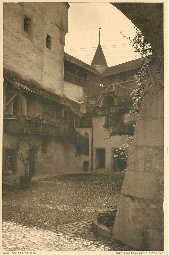 Chillon — Primeira cour — FRED. BOISSONNAS & Cie GENEVE - Frente