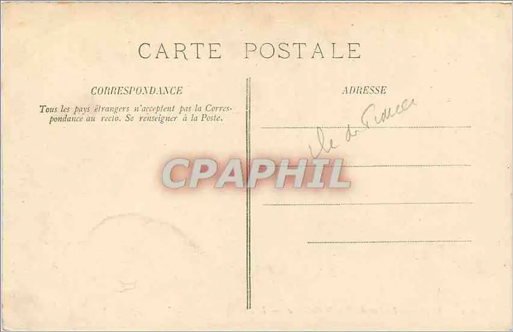 PARIS — Le Lac du Bois de Boulogne — LL. — n° 259 - Verso