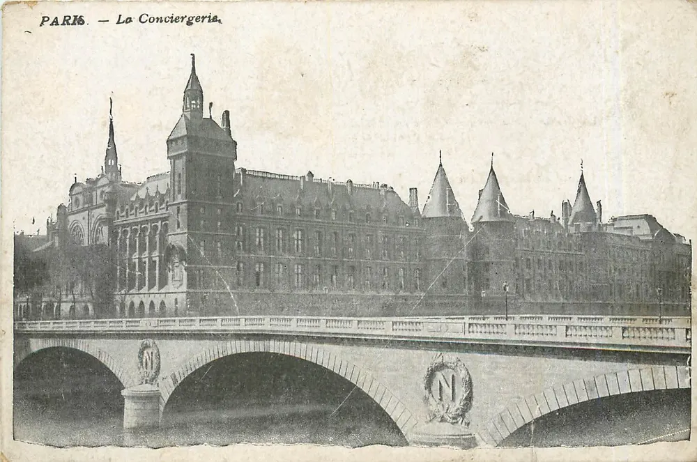 Paryż — Konciergeria — Nieznany wydawca - Awers