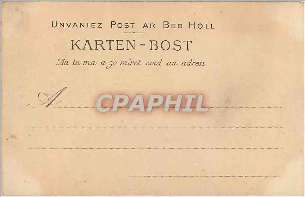 Guimiliau — The Calvary — Publisher: Unvaniez Post ar Bed Holl - Back