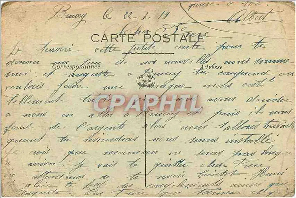Ruínas de Arras — A Catedral — 2948 — Editor desconhecido - Verso