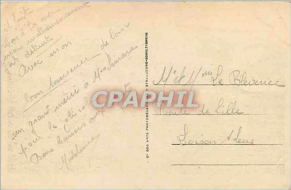 Le Touquet-Paris-Plage — Digue — wydawca Le Touquet-Paris-Plage, nr 127 - Rewers
