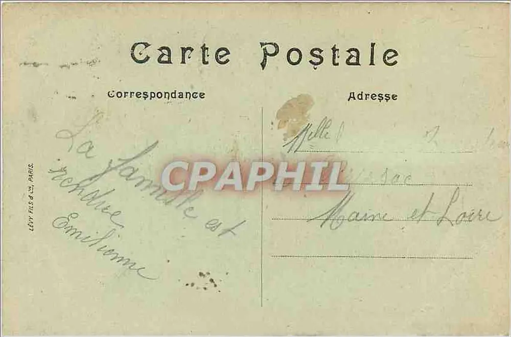 La Rochelle — O Bar Municipal — LL. — n°244 - Verso