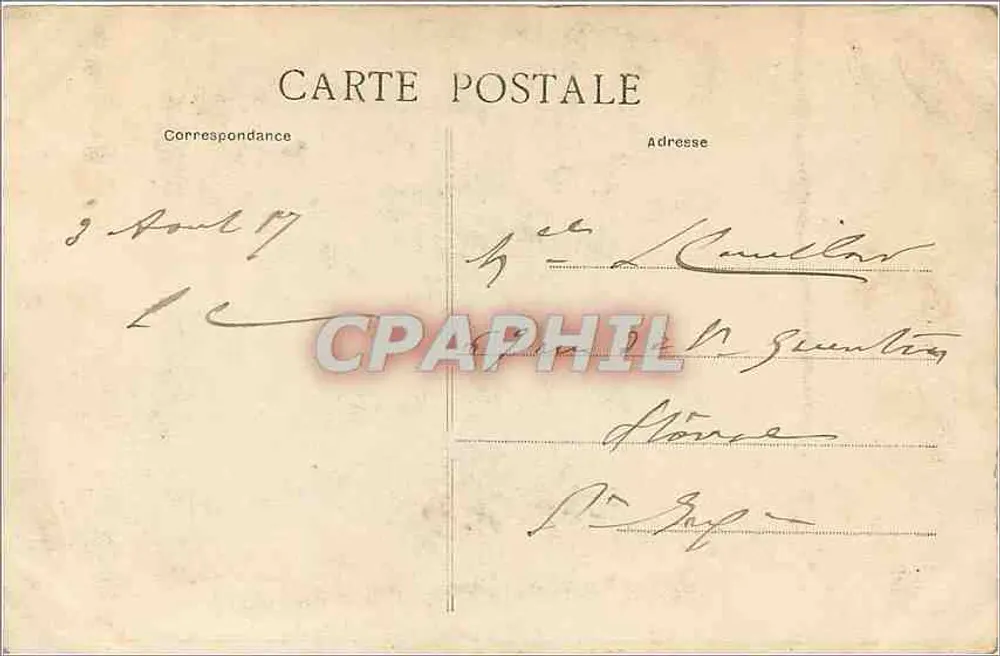 COUTANCES — Innenansicht der Kathedrale — Kreisgalerie des Doms — M. C. F. L. Issy (Seine) 47 - Rückseite