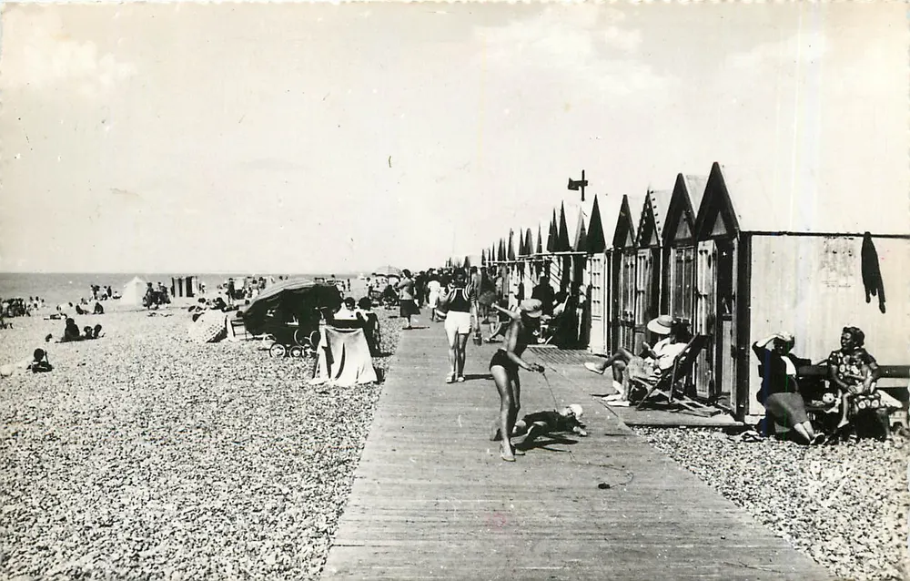 Cayeux-sur-Mer — plage et cabines — Éditions D'ART - Lille - Recto