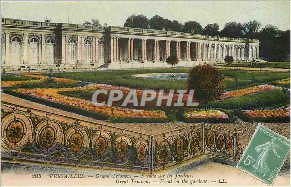 Versailles — Grand Trianon — Façade sur les Jardins — LL. — n° 295 - Recto