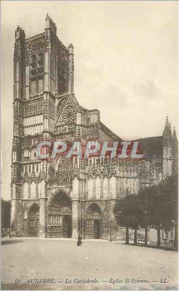 Auxerre — La Cathédrale — Église St-Etienne — LL - Recto