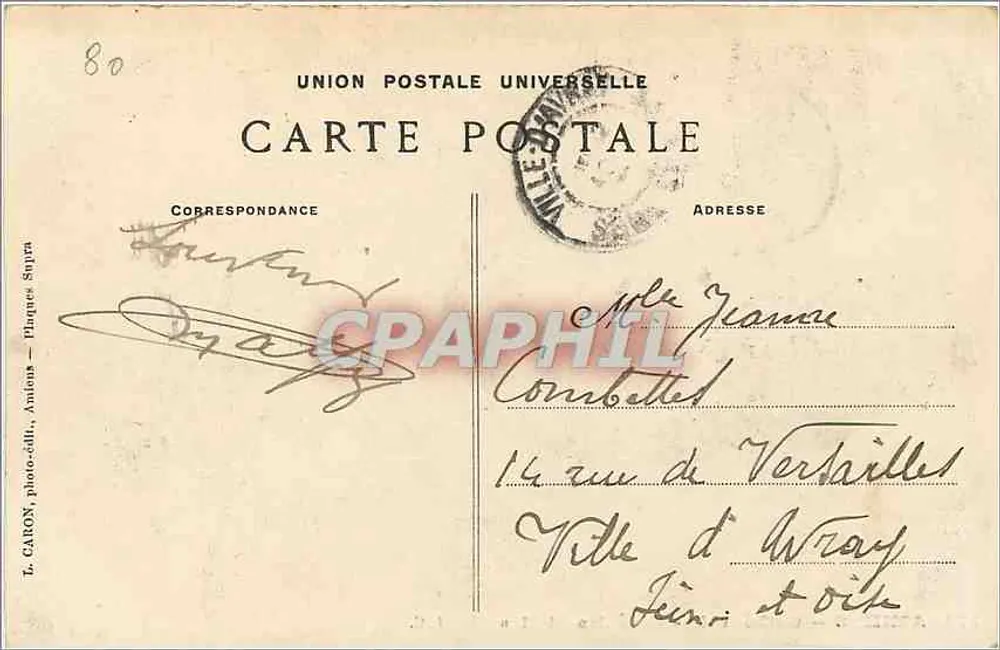 Amiens — Catedral — Lado das Stalles — L.C. — n°174 - Verso