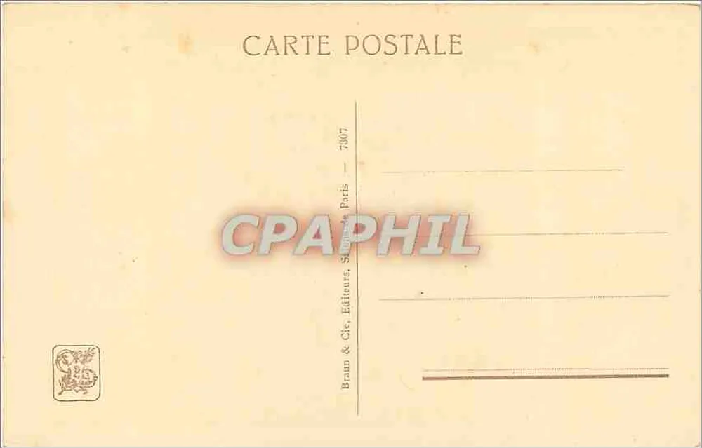 A Criança com o Pássaro — Sra. S. Aufray-Genestoux — Braun & Cie, Editores, Paris - Verso