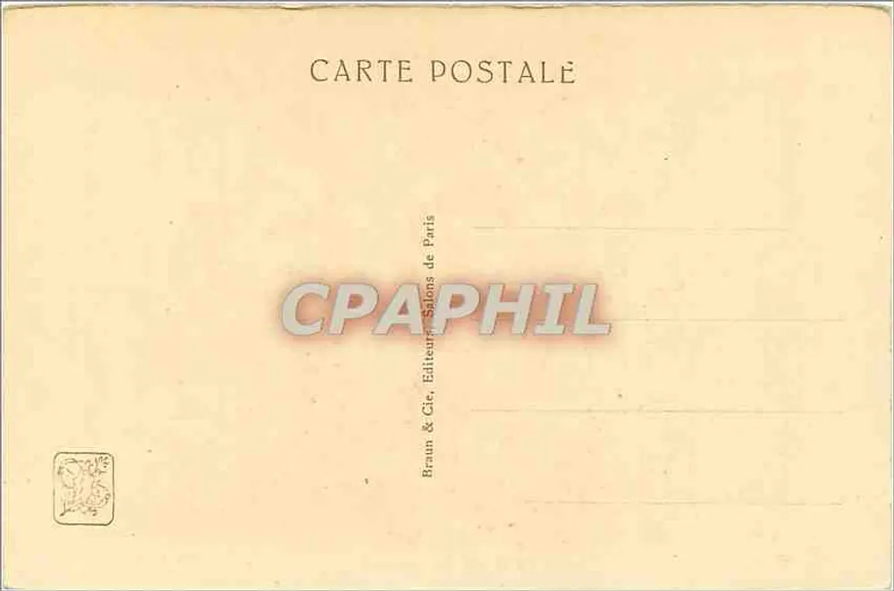 A Virgem dos Laranjeiros — Mlle E. Sonrel — Editor Braun & Cie, Paris - Verso