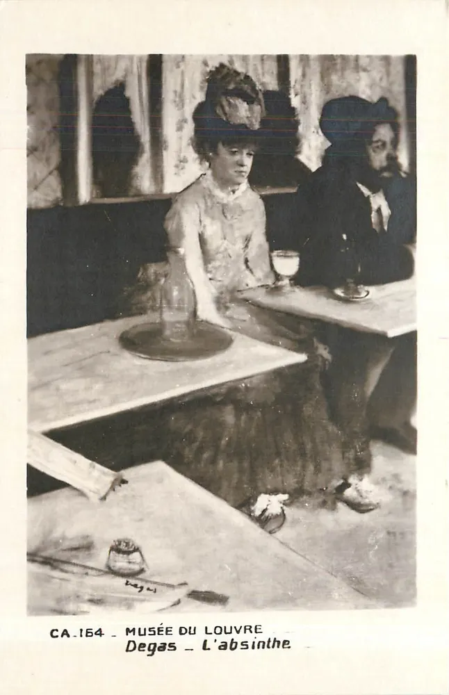 A Absinto — Museu do Louvre — Degas — CA.164 - Frente