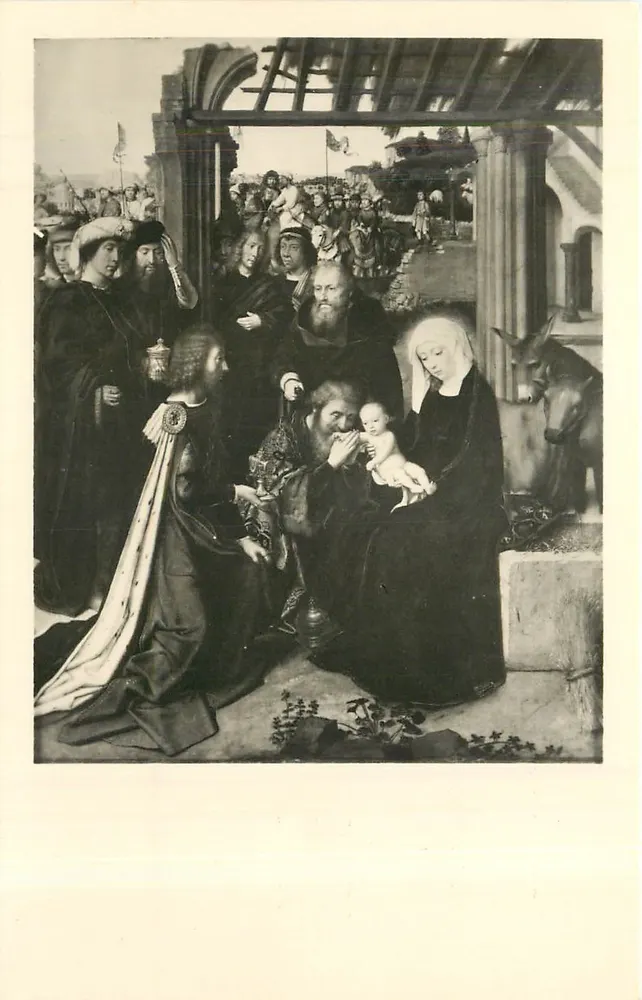 A Adoração dos Magos — Gerard David — Musées Royaux des Beaux-Arts de Belgique - Frente