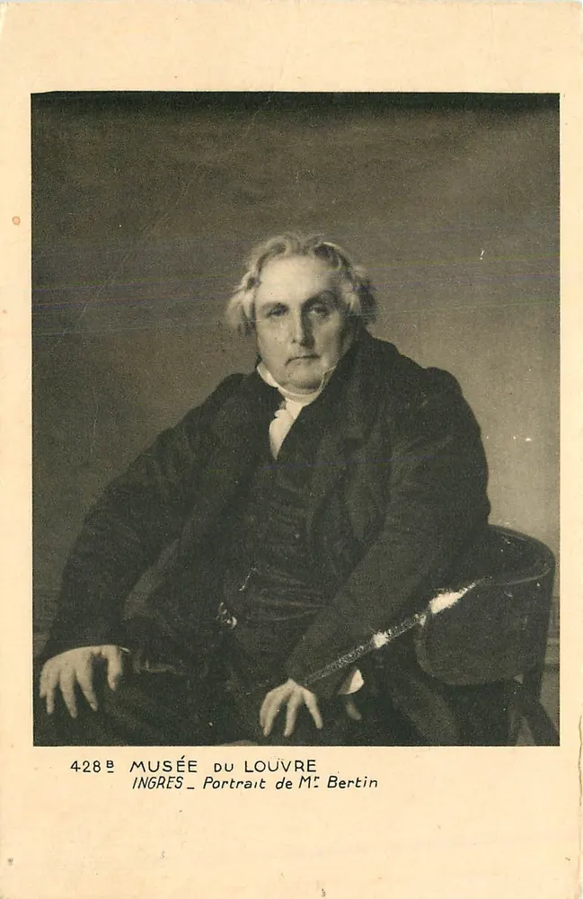 Retrato da Sra. Bertin — Museu do Louvre — Edição dos Museus Nacionais, n° 428B - Frente