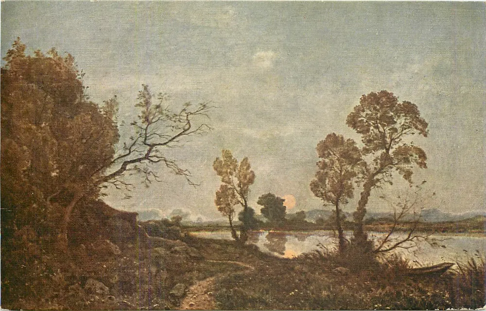 चंद्रोदय — H. Harpignies — मूज़े डू लूव्र, सीलन 50 - आगे