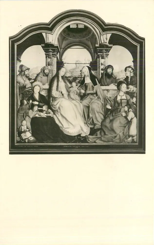 Quirin Metsys — O Rotaível de Santa Ana (centro) — Museus Reais das Belas Artes da Bélgica - Frente