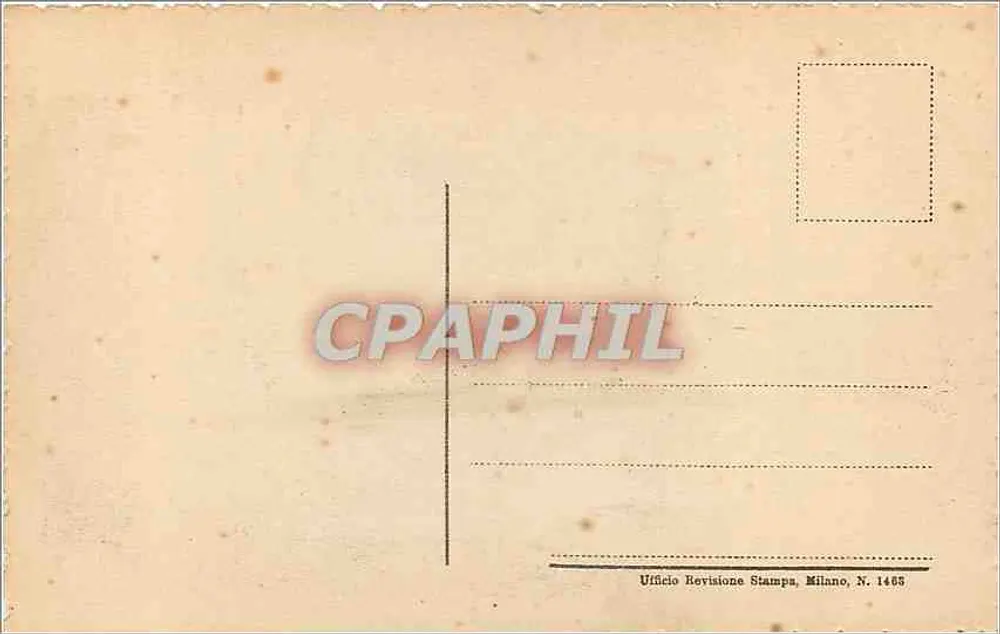 Millet - As colheitadeiras — reprodução de uma pintura — editor Ufficio Revisione Stampa, Milão, n° 1468 - Verso