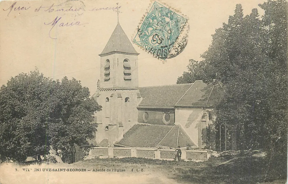 Villeneuve-Saint-Georges — Abside da Igreja — C. L. C. - Frente