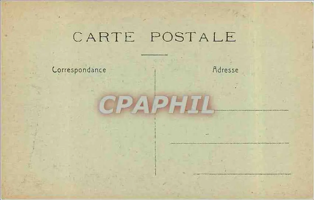 Berry-au-Bac — Lage des Ortsnamens 'Choléra' — Verlag Lépine & Frères - Rückseite